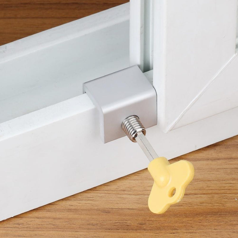 Sliding Window Aluminum Alloy Stop Lock Children Security Door Window Restrictor