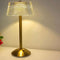 Dormitory Eye Protection for Bedside Office LED Hat Shape Table Lamp Crystal