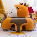 Baby Sofa Support Seat Cover Plush Learning To Sit Feeding Chair (Giraffe) Newly