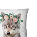 Pillowslip with Zipper Linen Breathable Cute Animal Throw Pillow Cover Decor