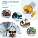 Gas Tank Coupler Converter Valve Adapter Gas Stove Switching for Outdoor Camping