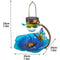 Solar Hanging Bird Feeder Lamp Outdoor Garden Yard Feeding Decor Station V9N1