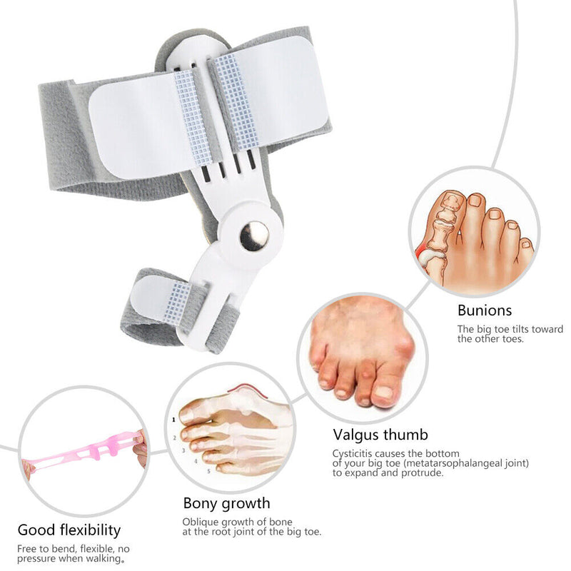 Bunion Bone Toe Straightener Orthopedic Foot Pain Relief Hallux Valgus Correc