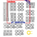 Keycaps Mold Set - Handmade Crystal Key Caps Molds Making Tools with Key Puller