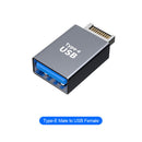 Type E to Type C/USB Adapter PC Motherboard USB3.0 Plug Converter Connector Part