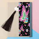 2pcs 5D DIY Diamond Painting Leather Bookmark Decoration Special-shaped Dri