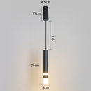 Dining Room Straight Hanging Lighting Abstract LED Ceiling Light Pendant Lamp