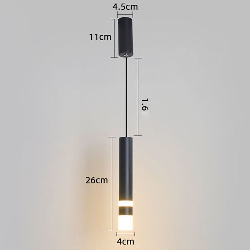 Dining Room Straight Hanging Lighting Abstract LED Ceiling Light Pendant Lamp