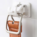 Hanging Rod Clip Towel Bar Hanger 2pcs Self Adhesive Clamp Hooks Bathroom Clip