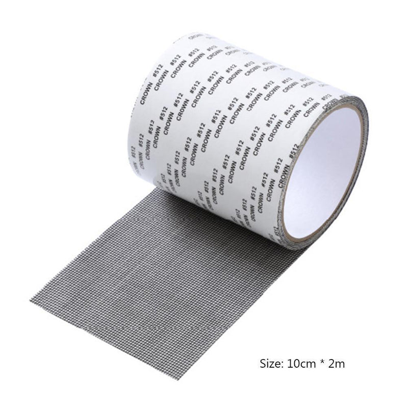 3pcs Repair Tape Self Adhesive Mosquito Window Net Repair Patch(Black)