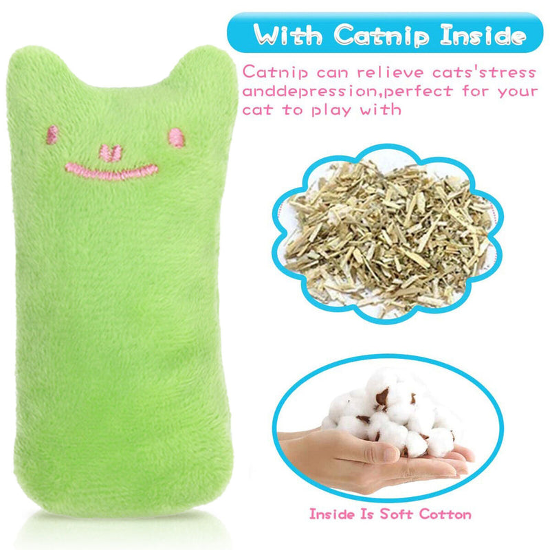 Cat Catnip Toys - Boredom Relief Pillow Scratch Pet Teeth Grinding Chew Toys