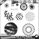 Silicone Circle Flower Seal DIY Stamping Scrapbook Paper Cut Dies (B) Newly