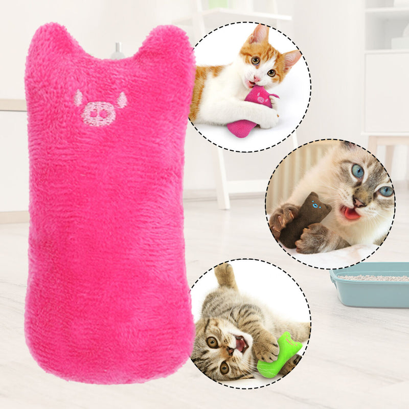 Cat Catnip Toys - Pet Supplies Kitten Plush Chew Toys for Cats (Pink)