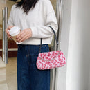 Retro Animal Chain Underarm Bags Purse Women Plush Top-handle Clutch (1)