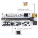 VER012 Max PCI-E Riser PCI Express 1x 16x Adapter Extension Cable (Black)