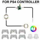 For PS4 Controller 7 Color LED Flash Light Analog Thumb Mod Sticks Sale Hot N2T8
