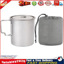 750ml Lightweight Camping Mug Titanium Cup Travel Tourist Picnic Utensils Newly