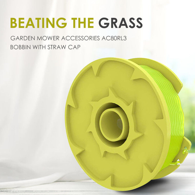 3pcs Trimmer Heads for Ryobi AC80RL3 Strimmer Line Spool Grass Weeds Trimme