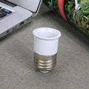 5pcs E27 to B22 Converter Light Adapter Lamp Holder Lighting Parts(White)