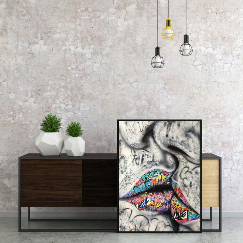 Body Parts Frameless Picture Oil Paint By Numbers Hand Painted Picture for Ho