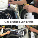 5pcs Car Detailing Brushes Soft Bristle Auto Dashboard Wheel Rim Cleaner Brushes