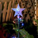 Solar Powered LED Christmas Tree Lawn Light Outdoor Garden Lamp (Colorful) Newly