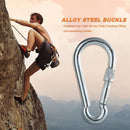 Outdoor Camping Alloy Steel Buckle Hook D-ring Safety Mountain Climb Carabine