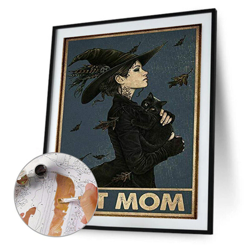 Oil Paint By Numbers Wall Art Picture Craft Gift Kit Home Living Room Decoration