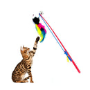 Rabbit Feather Mouse Rod for Cat Funny Playing Interactive Toys Pet Supplies
