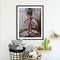 Hand Painted Oil Paint By Numbers DIY Dancing Girl Drawing Wall Decoration Gift