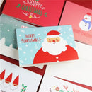 Santa Claus Blessing Xmas Party Decor Postcard Greeting Cards Gift Cards