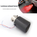 LED Muffler Silencer Luminous Exhaust Tail Throat Pipe Tip Car Styling Accessory
