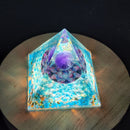 Energy Generator Orgone Pyramid Healing Crystal Reiki Chakra Craft Home Decor