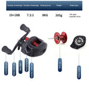 Baitcasting Reel 19+1BB 7.2/1 Gear Ratio 8kg Max Drag Wheel Pesca (Right) Newly