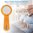 5"" 1 Thermometer with Portable Compass and LED Lamp Money Checking Magnifier