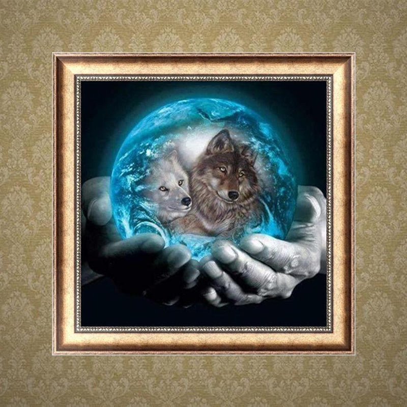 Wolf 5D Full Drill Diamond Painting Embroidery DIY Cross Stitch Home Decor