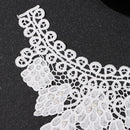 Collar Neckline Accessories Applique Embroidery Lace Fabric Embroidered Lace