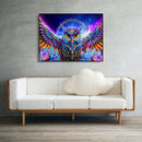 Painting By Numbers DIY Bird Hand Painted Canvas Oil Wall Art Picture Craft Kit