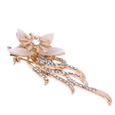 Chic Flower Crystal Enamel Brooch Clothing Pin Suits Dress Banquet Gift Newly