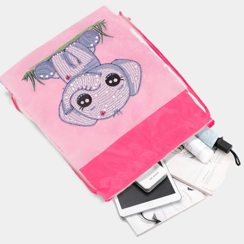 Diamond Painting DIY Special Shaped Drill Elephant Backpack Kit (WXC069) Newly