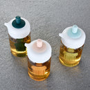 Oil Bottle with Brush Kitchen Oil Dispenser for BBQ Baking Cooking (Pink)