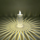LED Diamond Candle Light Acrylic Crystal Night Lamp Home Bedroom Decor (A) Newly