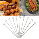 Meat Cooking Grill Food Skewer Needle Barbecue Skewer Kebab Sticks Roasting