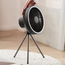 Desk Tripod Stand Air Cooling Fan with Night Light USB Outdoor Ceiling Home