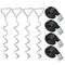 4pcs/set Outdoor Camping Tent Rings Trampoline Floor Nails Holder Accessories