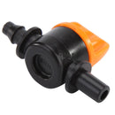 50pcs 4/7mm Mini Valves Garden Irrigation Barbed Water Hose Connectors