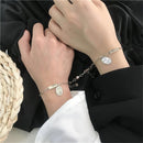 Bracelet Gift For Couple Magnet Bracelet Stainless Steel O-shaped Bracelet