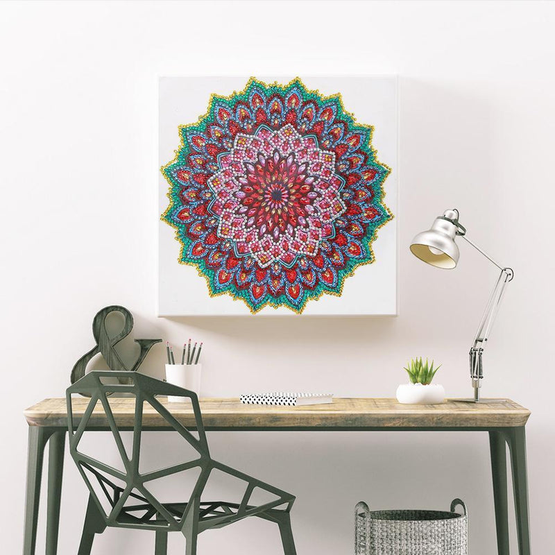 5D DIY Special Shaped Diamond Painting Mandala Cross Stitch Kits (DZ286) Newly