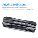 SSD Heatsink Cooler Aluminum M.2 2280 NVME Solid State Disk Radiator (Gray)