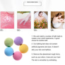 Essential Oil Bath Bath Salt Ball Holiday Spa Stress Relief Bubble Ball Gift